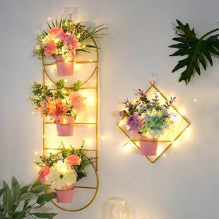 卧室装饰房间布置电视背景墙面墙上挂饰挂件网红墙壁创意门上客厅