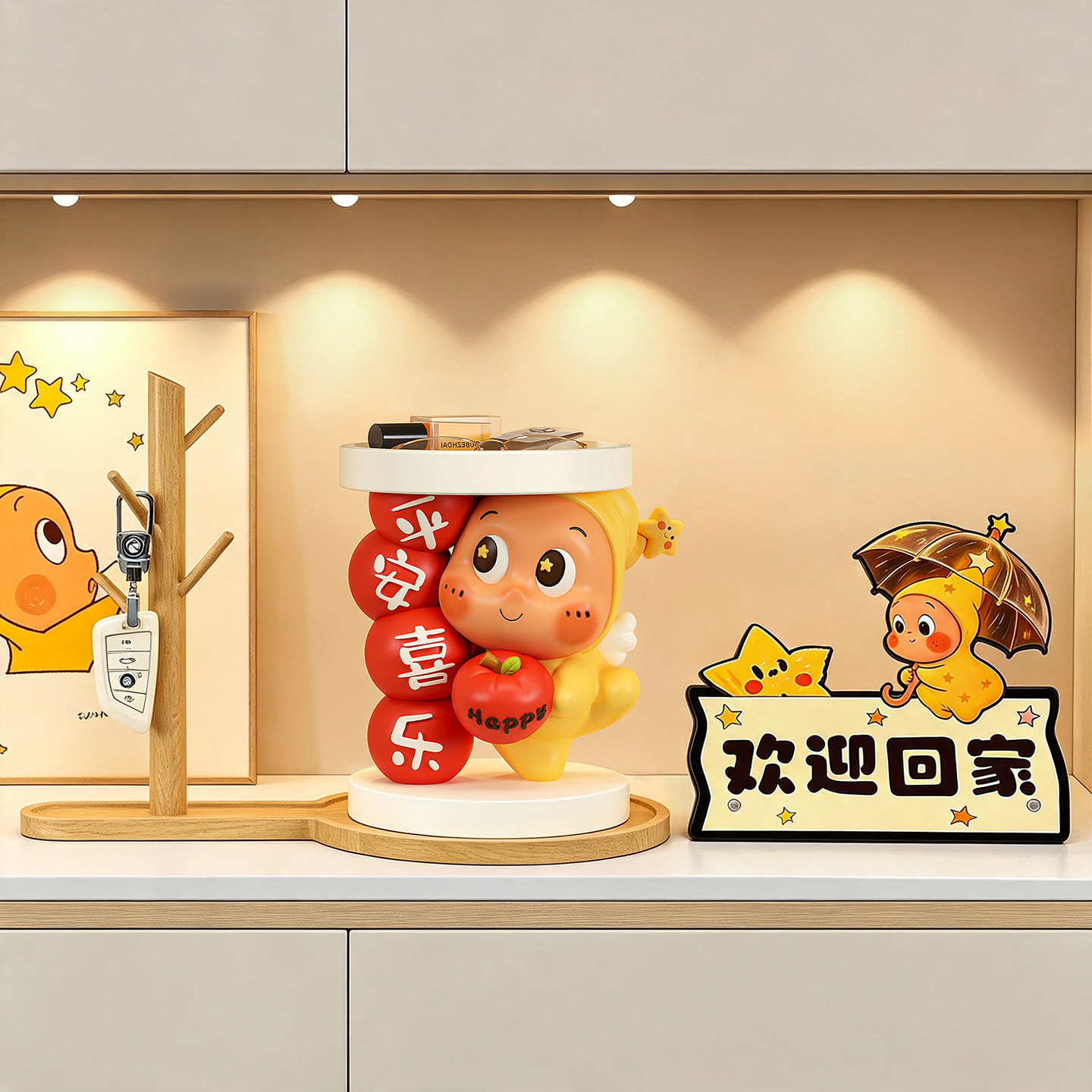 乔迁之喜玄关布置新家装饰品好物图片