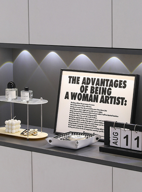 入户玄关钥匙收纳摆件轻奢高档客厅电视柜装饰品创意家居酒柜摆设