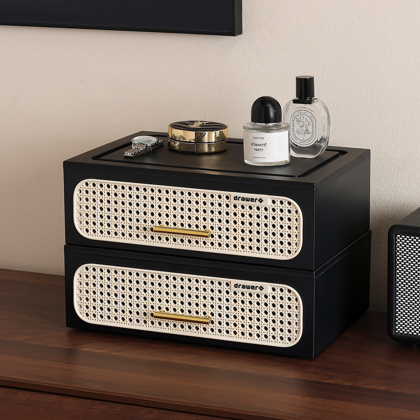 高级感玄关收纳盒新家装饰品摆件