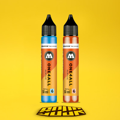 MOLOTOW丙烯颜料补充液绘画