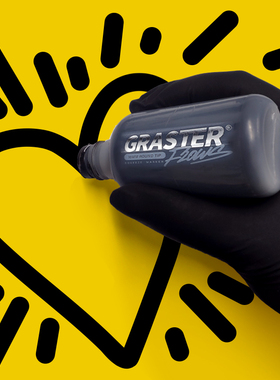 GRASTER涂鸦流淌笔10mm防水油性马克笔油漆笔绘画手绘插画圆头笔