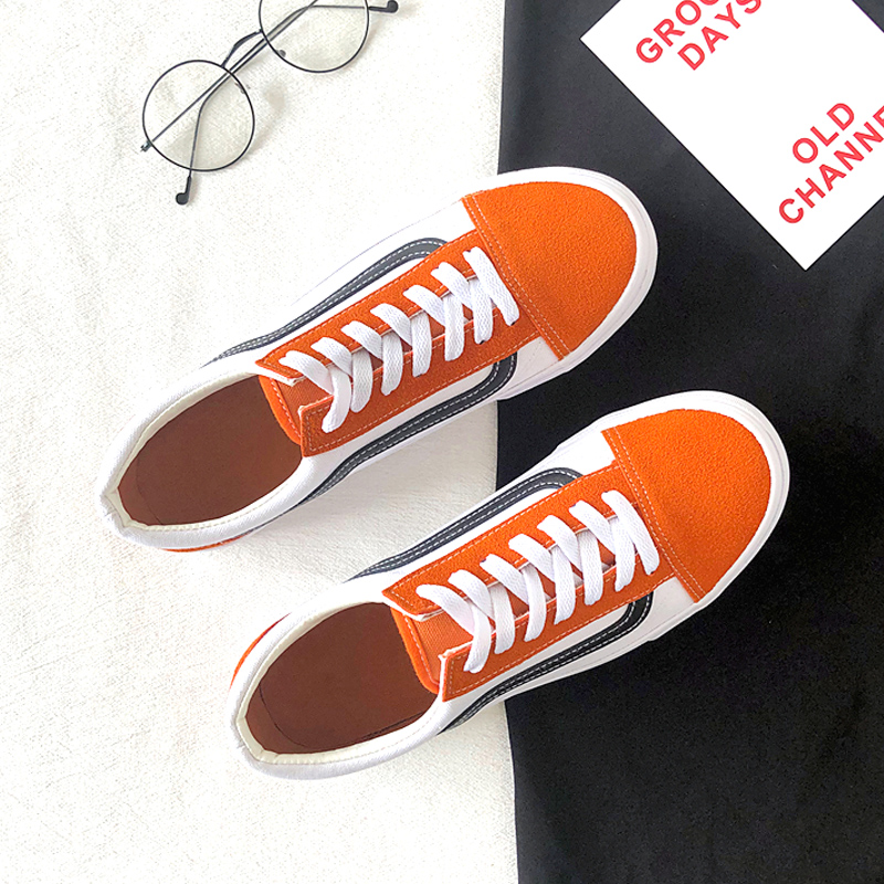 夏季潮鞋乔万斯帆布鞋男士橘子汽水韩版休闲鞋潮流百搭板鞋布鞋男|ruв категории Мужская обувь, холст обувь - от Buy2taobao.com для оказания профессиональной услуги покупки агента Taobao