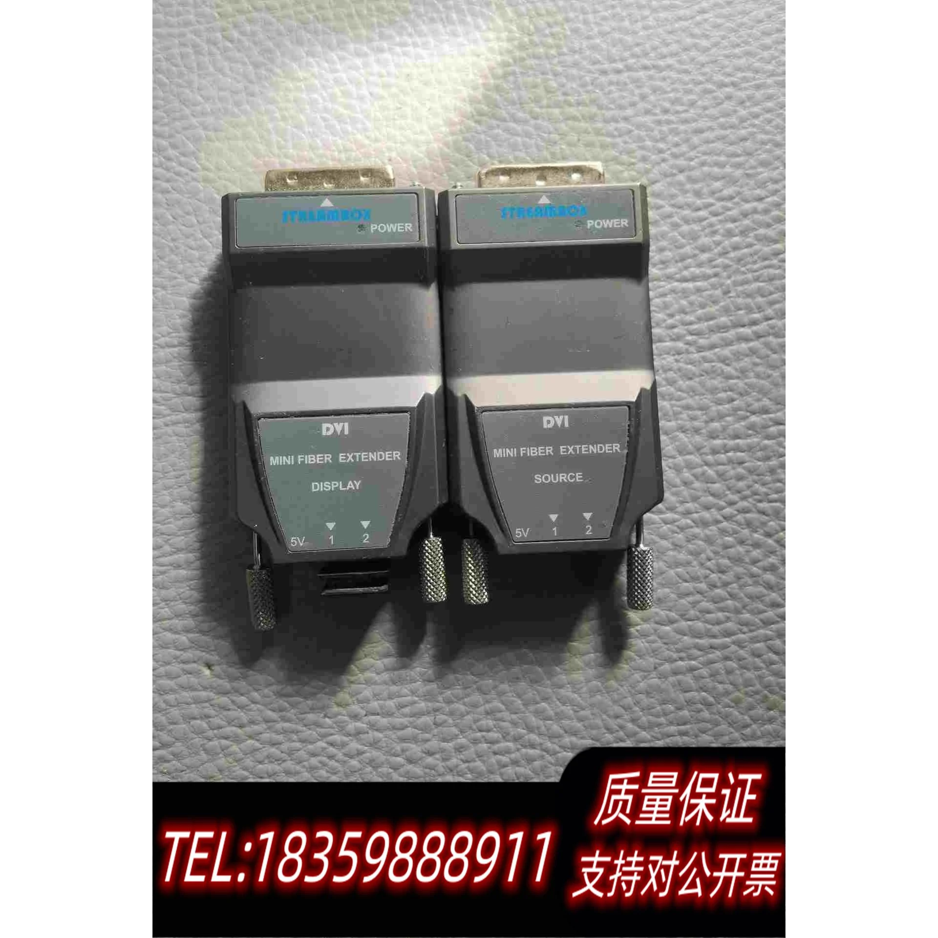 全新库存高清DVI光纤延长器DVI转2芯光纤转换器光端机LED大屏需询