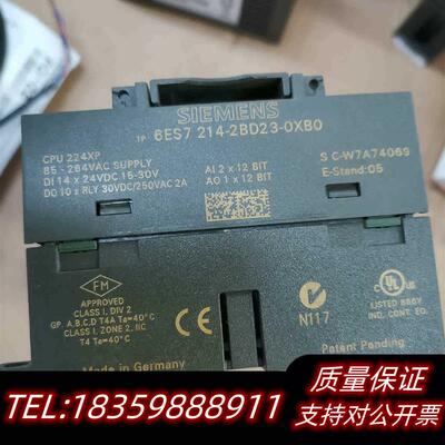 全新库存PLCCPU 224XP , 订货号是214-2BD2议价
