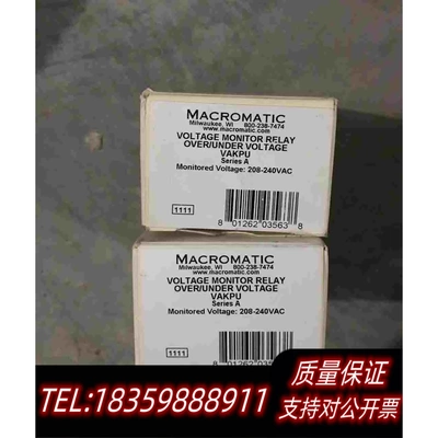 全新库存MACROMATIC继电器70169-D208-240VAC需询价