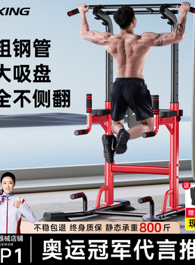 ADKING单杠室内家用引体向上器拉伸吊杠家庭落地架单双杠健身器材