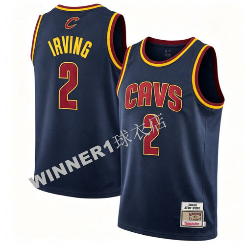密绣版 骑士队2号 IRVING 凯里欧文球衣 男女篮球服背心刺绣SW