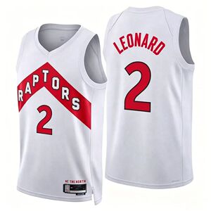 美版 猛龙队2号 LEONARD 伦纳德球衣 科怀莱昂纳德城市篮球服定制