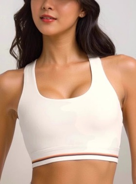 PARFOISTENNIS运动背心文胸美背镂空U型领可拆卸胸垫