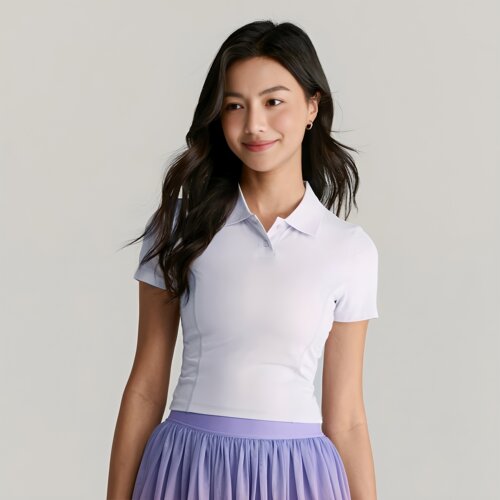 运动短袖POLO衫女修身显瘦网球服