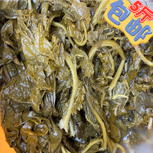 河南淅川酸菜鲜腊菜腌制自然传统发酵绿色青菜秘制泡菜真空包邮