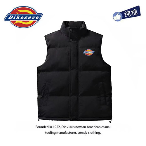 帝客迪克斯正品美式简约羽绒棉服男女马甲百搭休闲春秋冬季外套潮