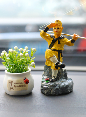 西游记齐天大圣孙悟空行者摆件汽车内装饰品猴哥猪八戒家居树脂摆