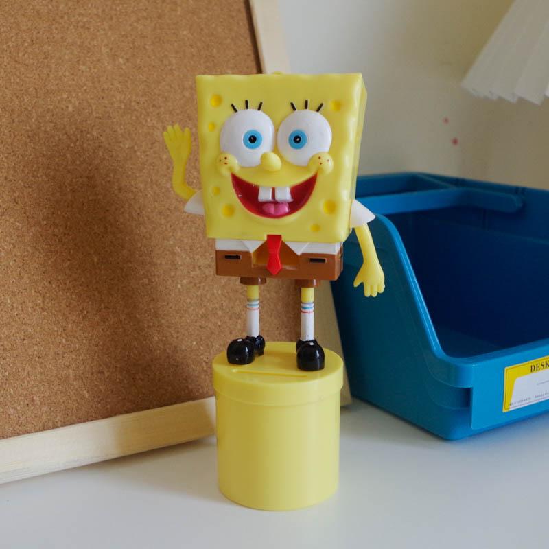 海绵宝宝公仔摆件人偶模型糖果盒存钱罐储蓄罐收纳盒手办SpongeBo
