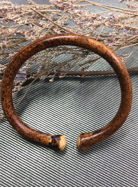 西藏无节一物一图情侣鸡血藤手镯