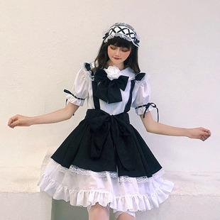 大码lolita软妹女佣洋装日本cos服女仆装公主裙连衣裙cosplay
