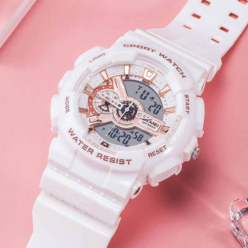 时刻美儿童手表男士时尚潮流韩版学生概念多功能户外运动电子表男