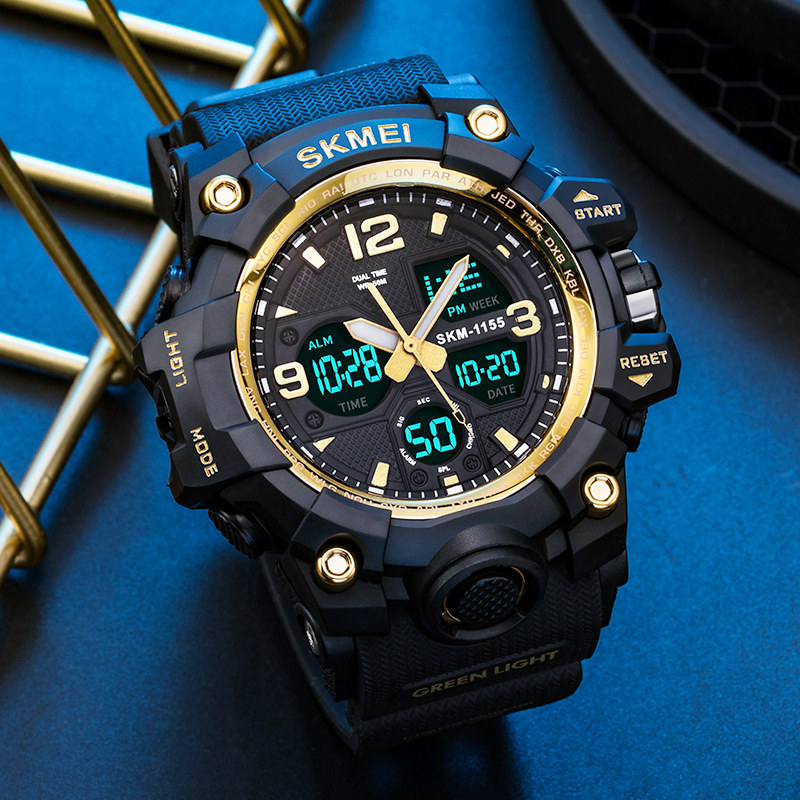 时刻美手表男学生运动潮流防水初中高中青少年男女孩情侣电子手表