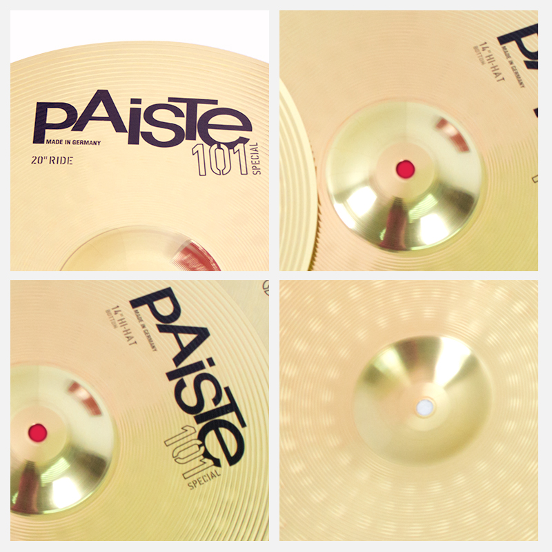 PAISTE 德国派斯特进口套镲架子鼓镲片14 16 20四片套装镲 pst101