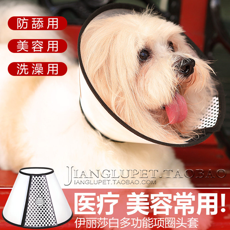伊莉莎白圈狗狗伊丽莎白脖套防咬防舔伊利沙白猫咪幼犬头套夏天