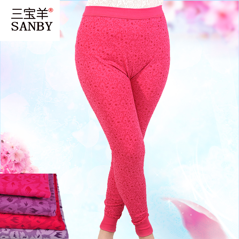 加肥加大码中老年人全棉保暖裤