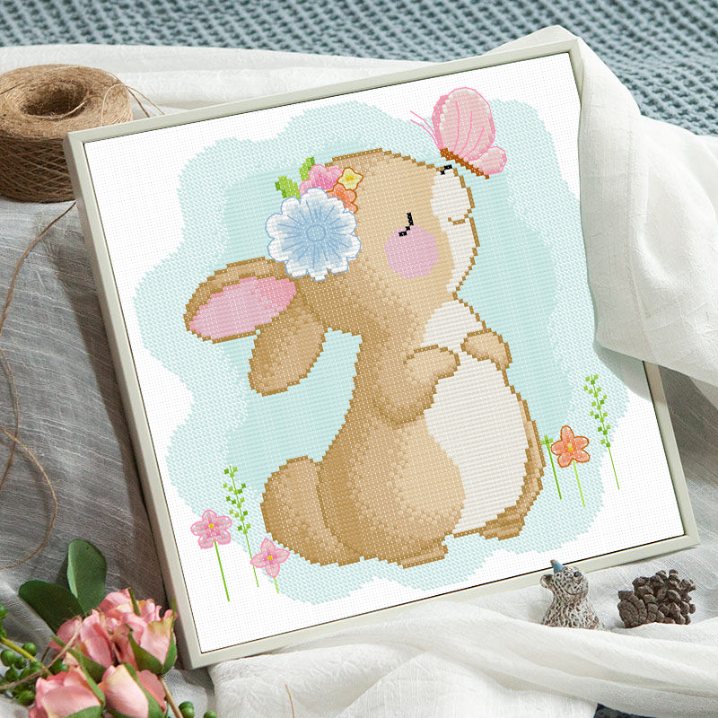 儿童卧室十字绣春天十字绣