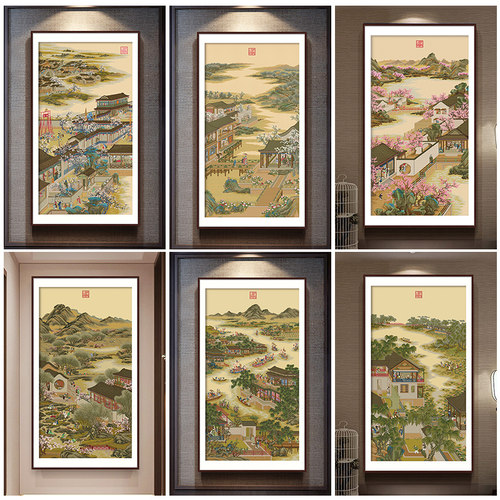 清新印花经典名画值得收藏十字绣