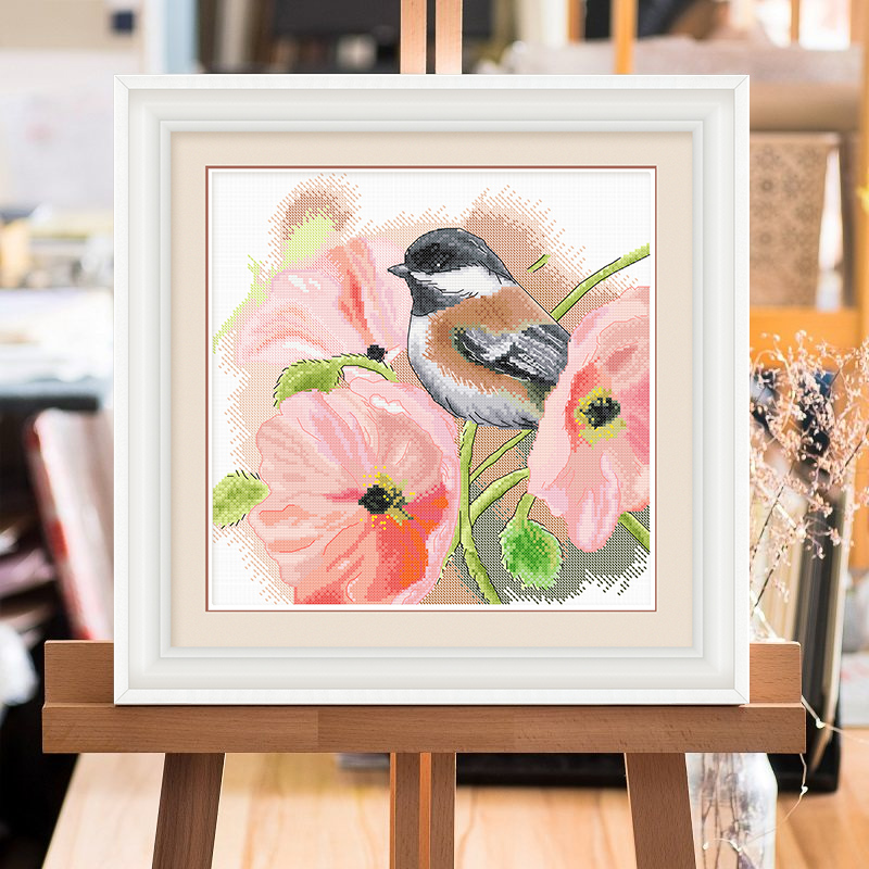 动物手工线绣十字绣简约现代卧室