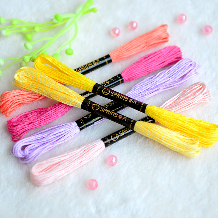 十字绣埃及棉绣线配线补线零卖