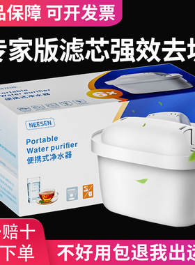 净水壶滤芯适用碧然德Brita滤水壶3.5L净水器专家版滤芯三代6枚装