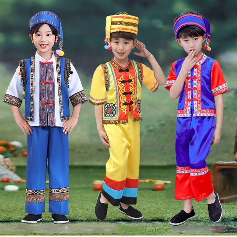 新款儿童三月三服装广西壮族衣服