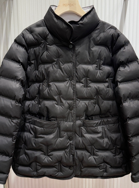 POPOK秋冬新款I6795女士韩版羽棉休闲服情侣款冬季立领保暖棉外套