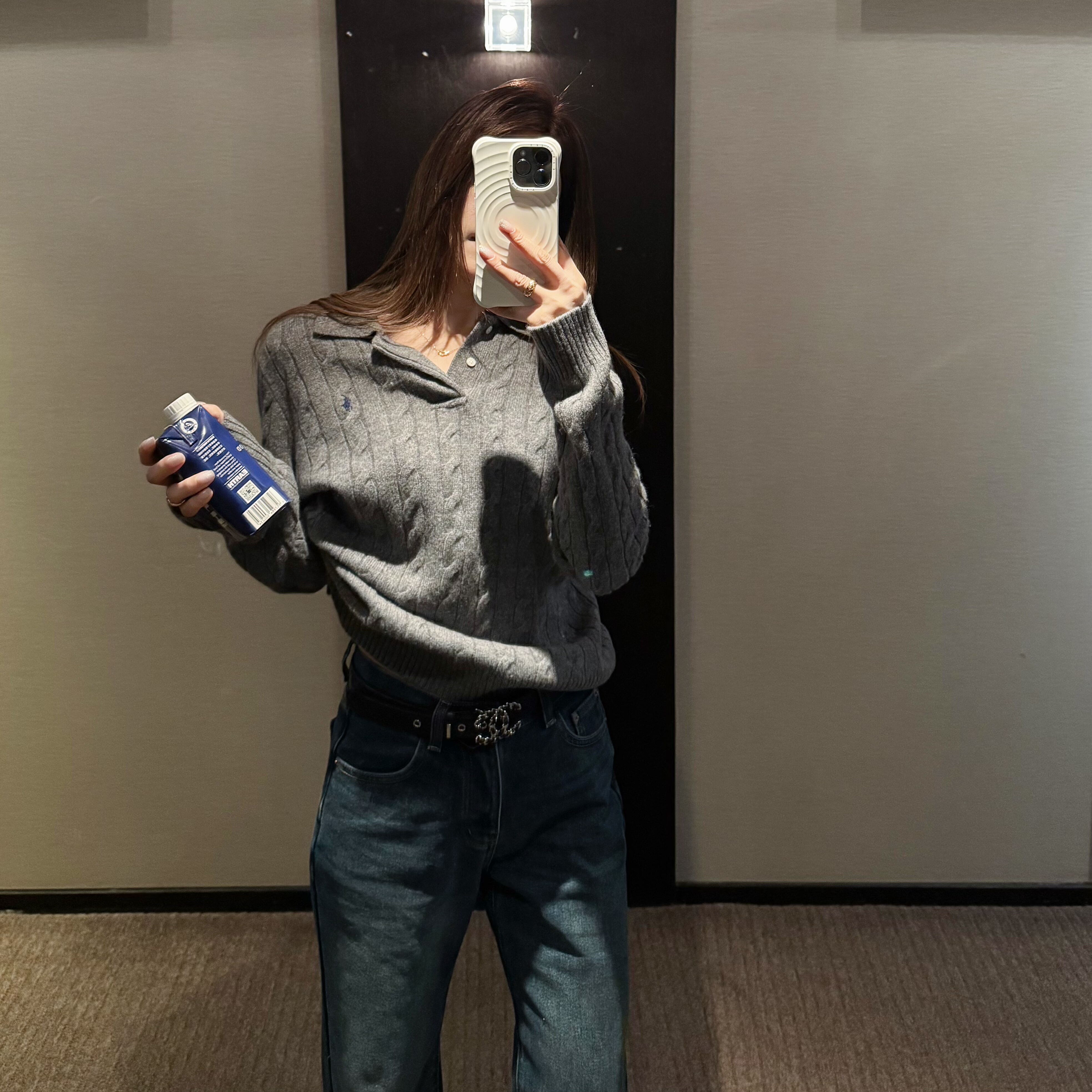 MLPSTUDIO【12/9 20:00】rl绞花圆领/polo翻领双版本针织打底上衣