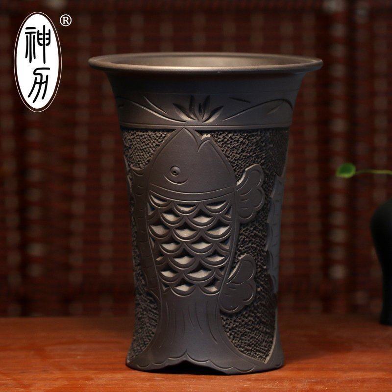 紫砂陶瓷古典桌面地面花卉绿植个性创意兰花花盆景盆栽年年有余在类目 鲜花速递/花卉仿真/绿植园艺, 花瓶/花器/花盆/花架（新）, 花盆中 - 来自Buy2taobao.com提供专业的淘宝代购服务