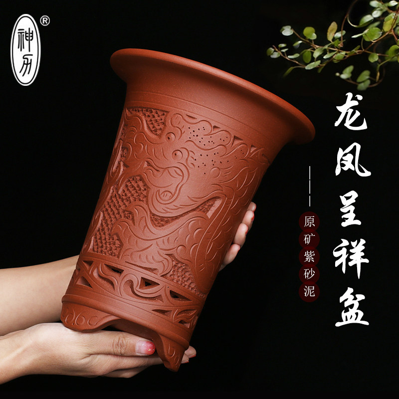 神力花盆老师全手工制作高档