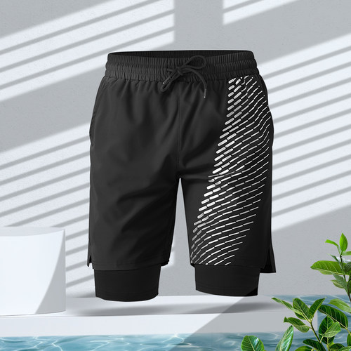 艾伦伯顿男运动短裤夏季跑步健身
