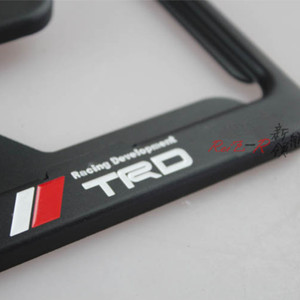 汉兰达 凯美瑞 皇冠 霸道 雷凌 卡罗拉 锐志TRD车牌框 车牌架