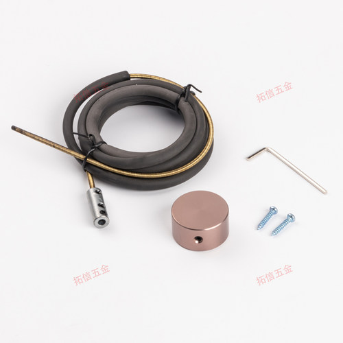 高隔断旋钮中空百叶旋钮线手动控制百叶三纹可打标百叶开关铝合金