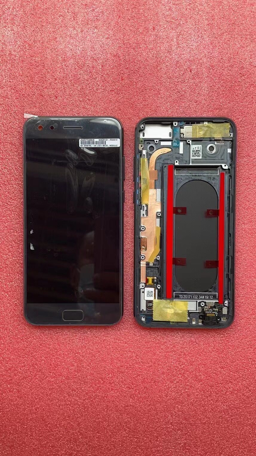 适用于华硕Zenfone4Pro触摸 ZO1GS手写屏ZS551KL内外屏总成