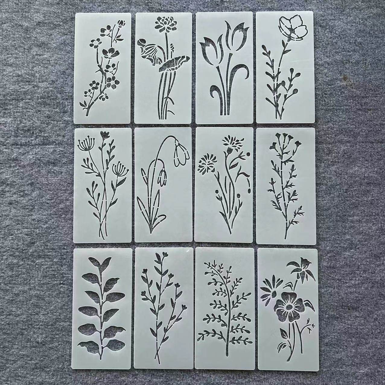 新款植物彩绘型糊染模板加厚可反复使用蓝染儿童涂鸦绘画镂空模板,文具电教/文化用品/商务用品,各类尺/三角板/量角器,淘宝优惠券,粉丝福利购,淘宝优惠卷