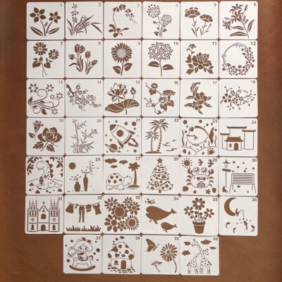 生活小物花边尺手账儿童美术绘画