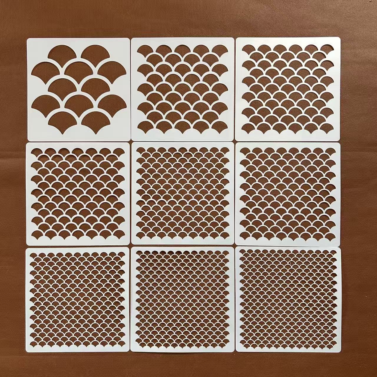 鱼鳞系列手账儿童涂鸦绘画辅助