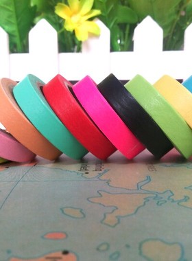 五年八班清新可爱 糖果色纸质胶带可书写胶带DIY装饰贴纸套装A697