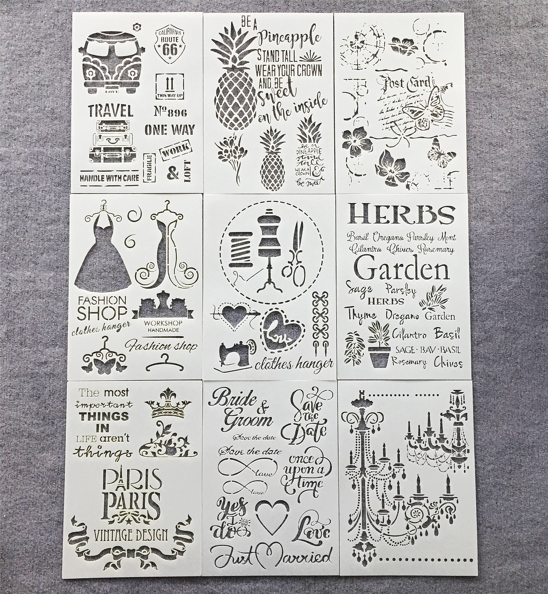 咖啡蛋糕喷花模板拉花膜