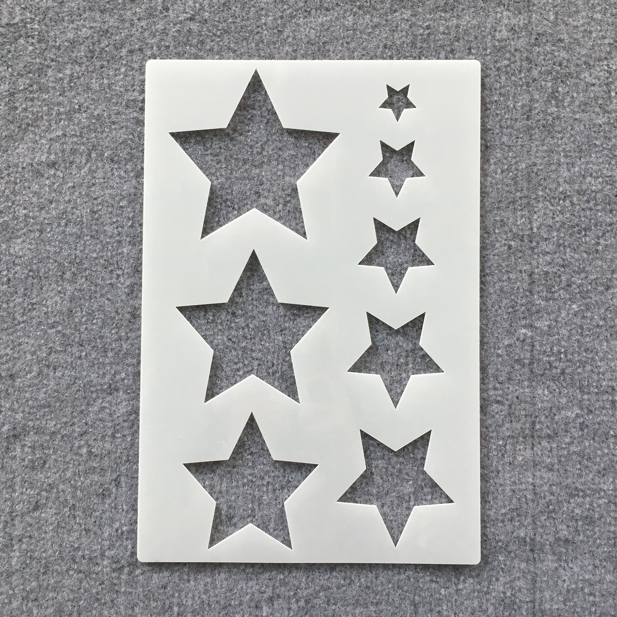 새로운 창조적 인 기하학적 그림 중공 템플릿 어린이 보조 장식 잉크젯 그림 템플릿 눈금자