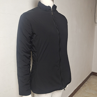 女高档冬新款纯色简约棉衣肤感面料修身柔软中厚手工纯棉花棉服