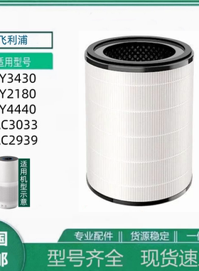 适用飞利浦净化器滤芯 FY3430/FY2180/FY4440 AC3033/AC2939滤网