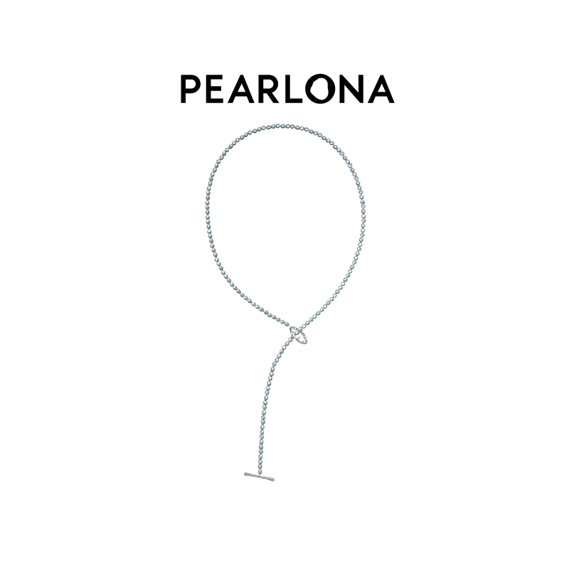 白色巴洛克珍珠PEARLONA毛衣链