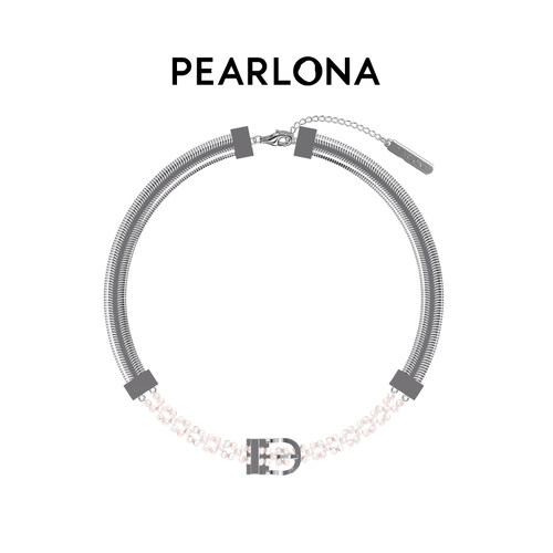PEARLONA巴洛克珍珠皮带扣女项链